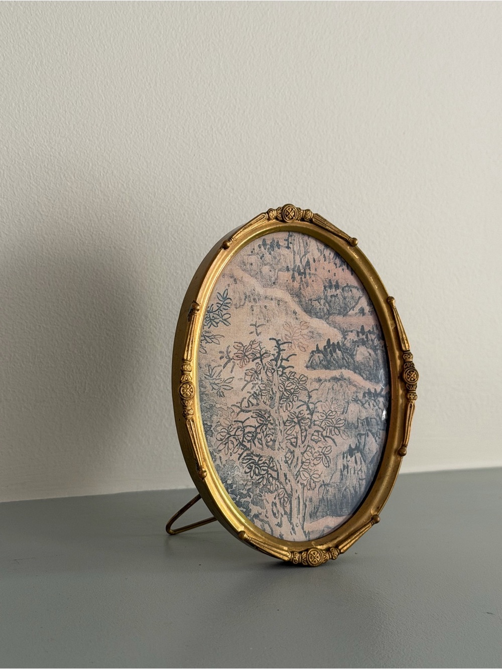 Vintage Gold Oval Decorative Picture Frame
